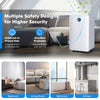 Portable 12L Dehumidifier with 3 Modes and 24H Timer-White