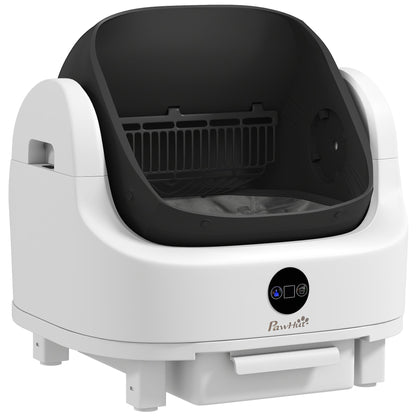 PawHut Self Cleaning Cat Litter Tray Top Opening Design, Automatic Litter Box More Space with Integrated Security Protection