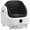 PawHut Self Cleaning Cat Litter Tray Top Opening Design, Automatic Litter Box More Space with Integrated Security Protection