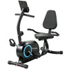 SPORTNOW Recumbent Exercise Bike for Home, Stationary Bike with Bluetooth, App Connectivity, Quiet 8-Level Magnetic Resistance