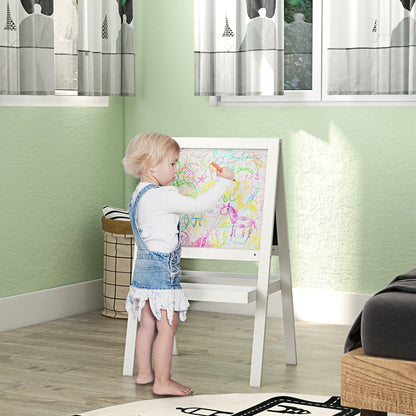 AIYAPLAY Kids Easel in White