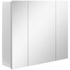 kleankin Wall Mounted Mirror Cabinet - White