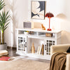 Fireplace TV Stand with 2000w Electric Insert and Remote Control-White