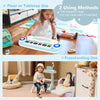 37 Keys Electronic Kids Piano Toy with Detachable Legs and Stool-Blue