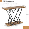 Entryway Set with 3-Tier Shoe Rack Console Table and Freestanding Coat Stand