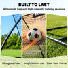 SPORTNOW Football Rebounder Net, Portable Kickback Football Rebounder Net with Carry Bag and Ground Stakes