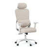 Ergonomic Office Chair with Headrest High Back Desk Chair-White