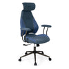 Ergonomic Office Chair with Suede Fabric and 2D Headrest