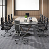 Ergonomic Leather Office Chair Executive Chair with Rocking Function-Black