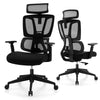 Ergonomic Mesh Office Chair with N Type Lumbar Support-Black