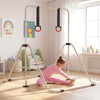 Expandable Gymnastic Bar for Kids 4-Level Height Adjustable Gymnastic Bar-Beige