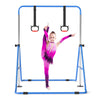 Expandable Gymnastic Bar for Kids 4-Level Height Adjustable Gymnastic Bar-Navy