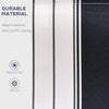 Outsunny Manual Retractable Awning, 2.5x2 m-Dark Blue/White Stripes
