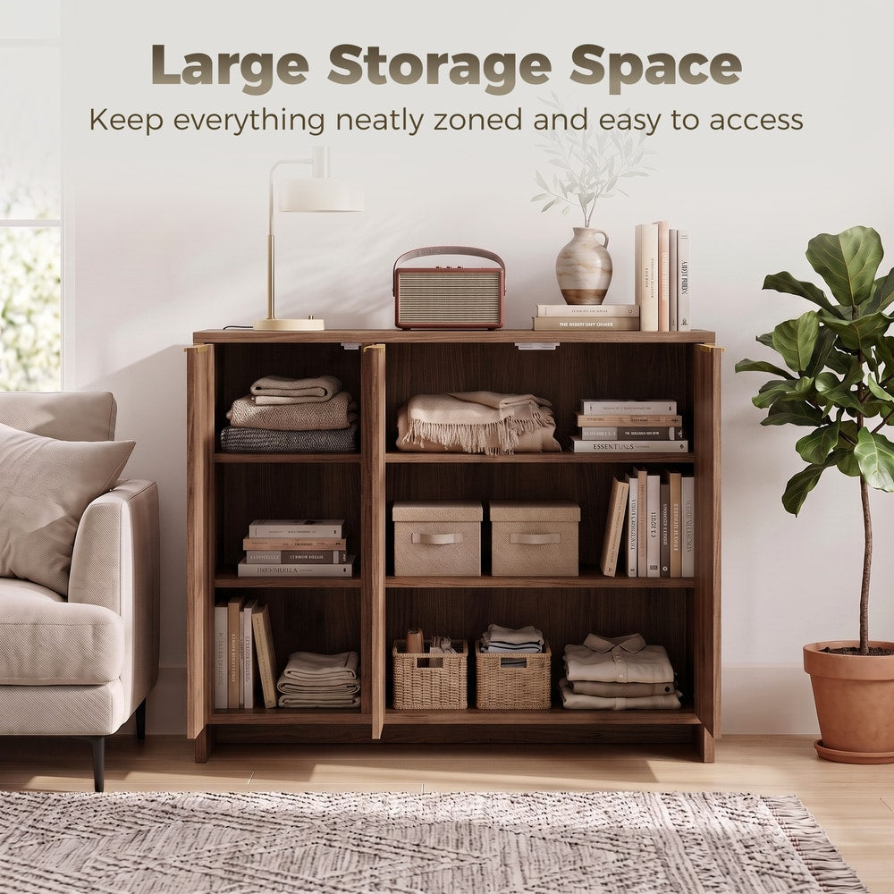 HOMCOM Sideboard Cabinet in Brown