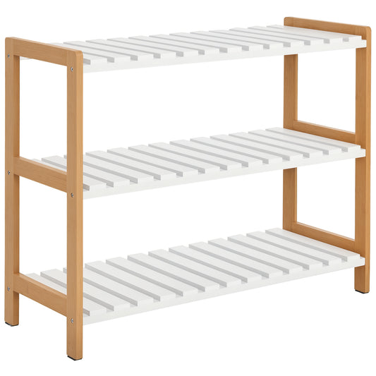 HOMCOM 3-Tier Shoe Rack