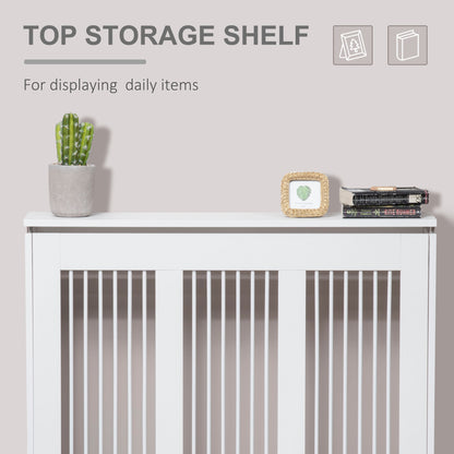 HOMCOM Radiator Cover in White