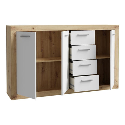 Baccio 153cm 3 Door 4 Drawer Sideboard (BCCK241)