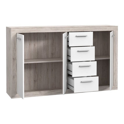 Baccio 153cm 3 Door 4 Drawer Sideboard (BCCK241)