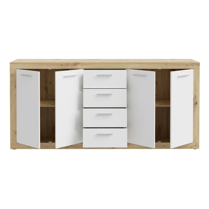 Baccio 198cm 4 Door 4 Drawer Sideboard (BCCK251)