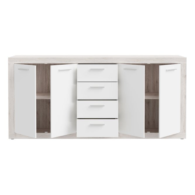 Baccio 198cm 4 Door 4 Drawer Sideboard (BCCK251)