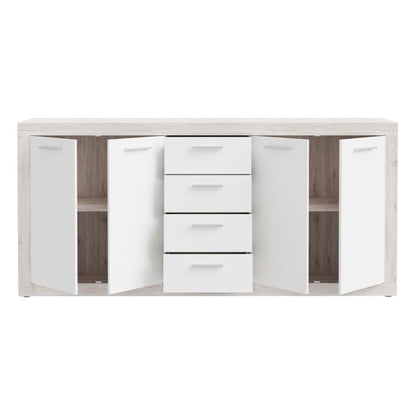 Baccio 198cm 4 Door 4 Drawer Sideboard (BCCK251)