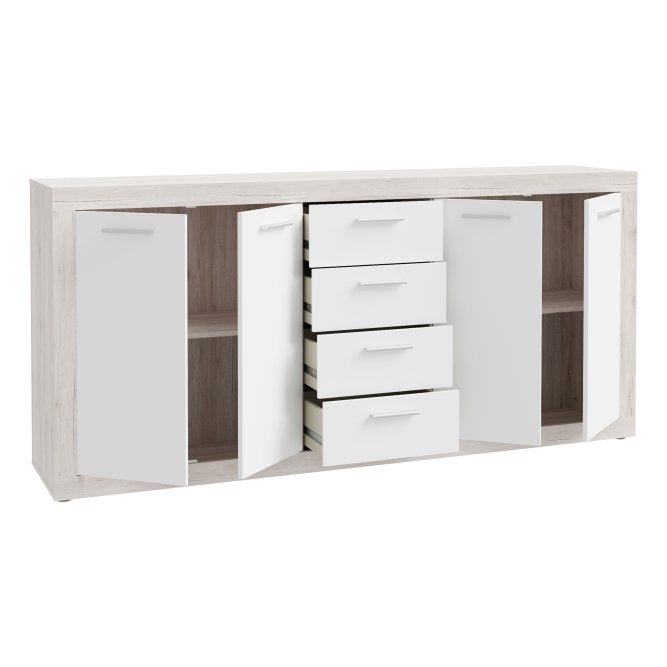 Baccio 198cm 4 Door 4 Drawer Sideboard (BCCK251)