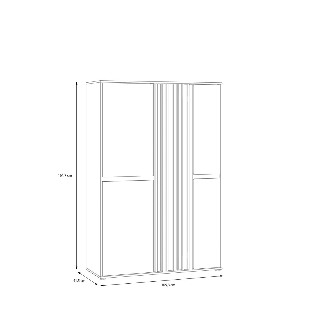 Eliston 110cm 5 Door Display Cabinet (EGMV631)