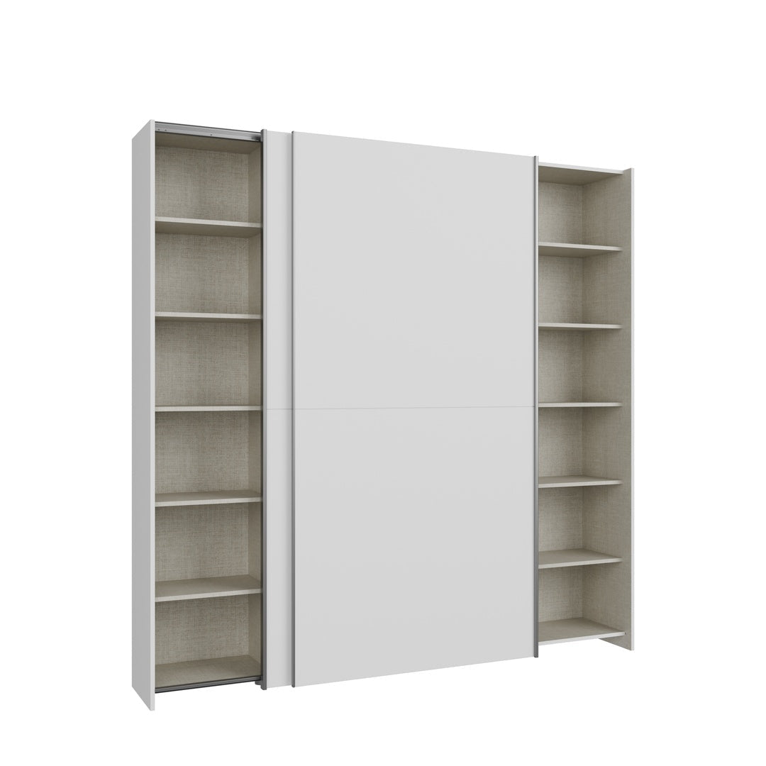 Home Nook Sliding Door Wardrobe 200cm in White