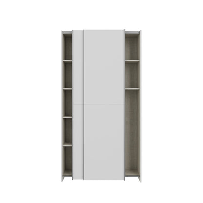 Home Nook Sliding Door Wardrobe 100cm in White