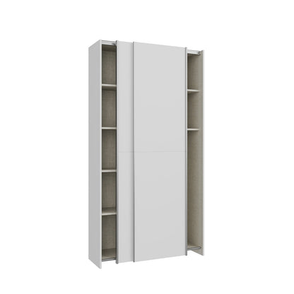 Home Nook Sliding Door Wardrobe 100cm in White