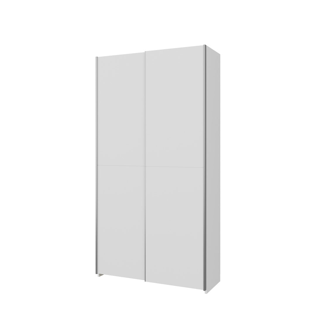 Home Nook Sliding Door Wardrobe 100cm in White