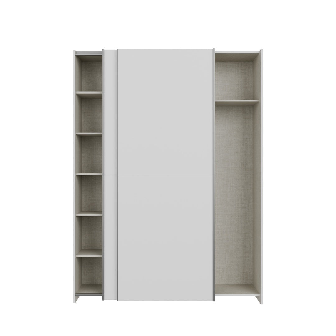 Home Nook Sliding Door Wardrobe 150cm in White