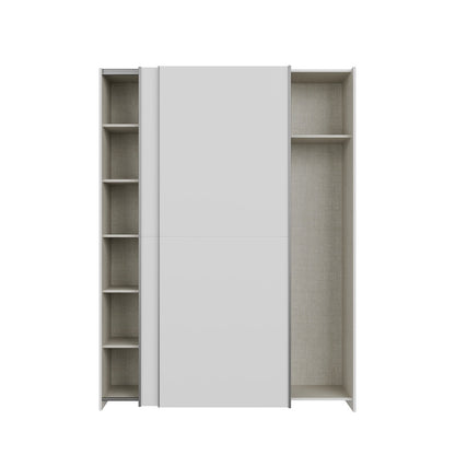 Home Nook Sliding Door Wardrobe 150cm in White