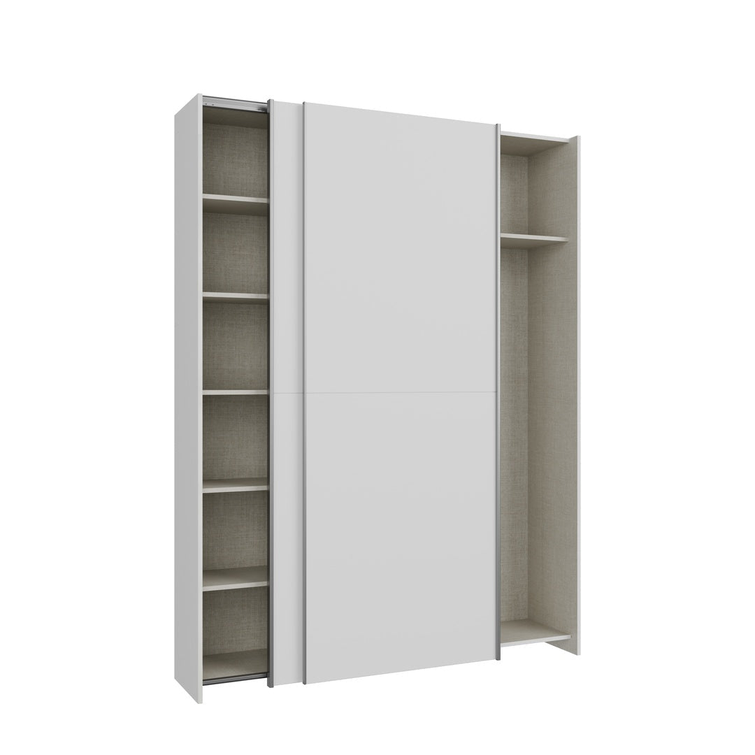 Home Nook Sliding Door Wardrobe 150cm in White