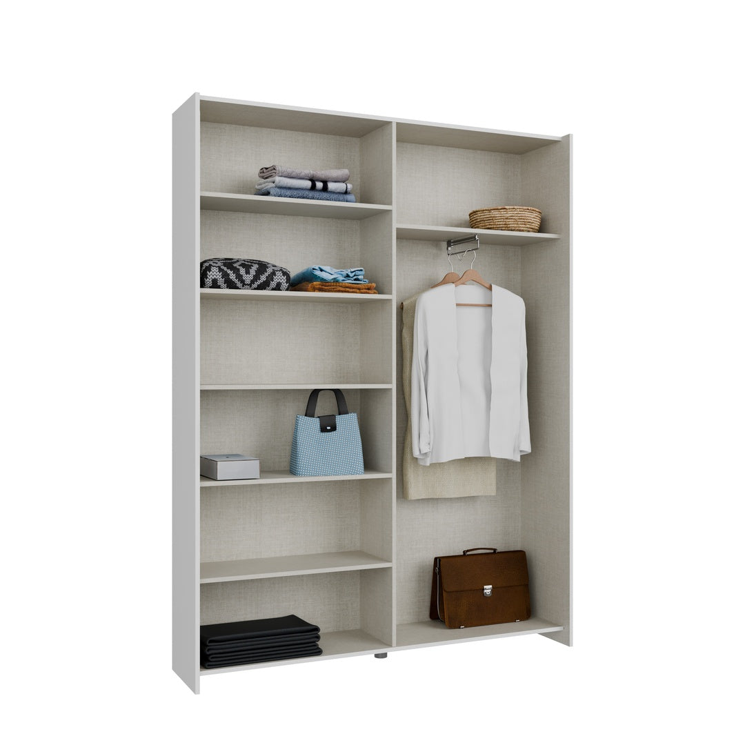 Home Nook Sliding Door Wardrobe 150cm in White