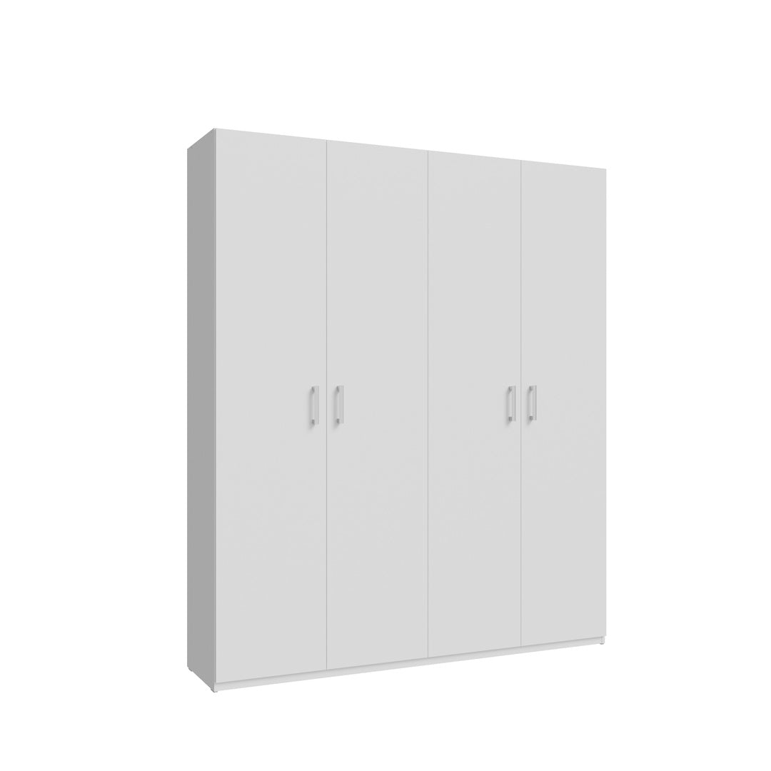 Home Nook Hinged Door Wardrobe 178cm in White