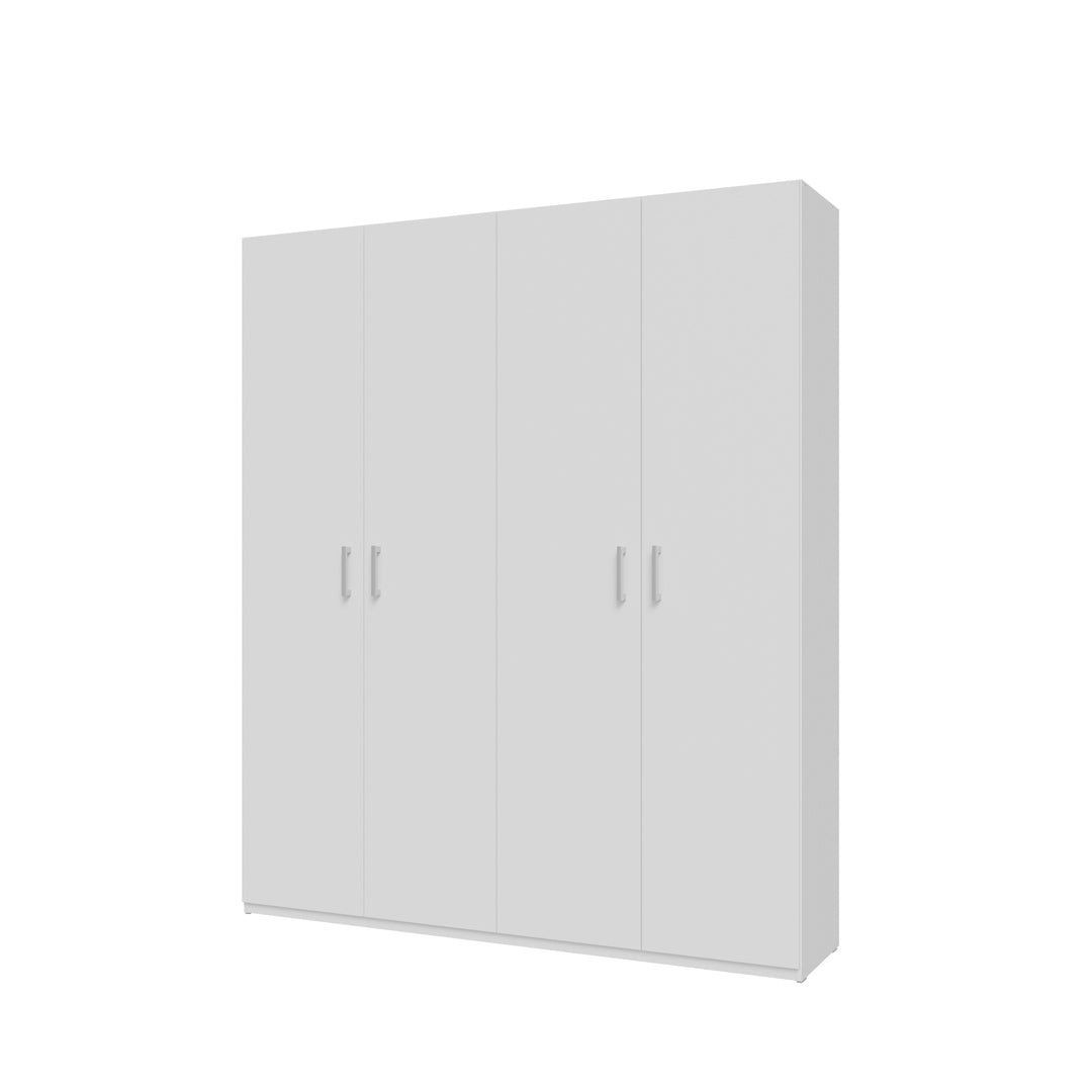 Home Nook Hinged Door Wardrobe 178cm in White