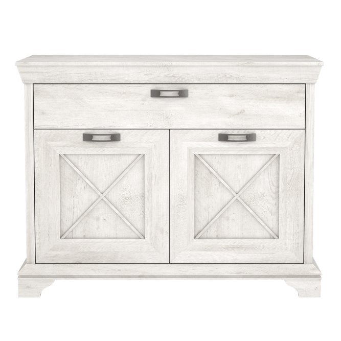Kashmir 2 Door 1 Drawer Sideboard (KSMK223) in White Pine