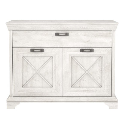 Kashmir 2 Door 1 Drawer Sideboard (KSMK223) in White Pine