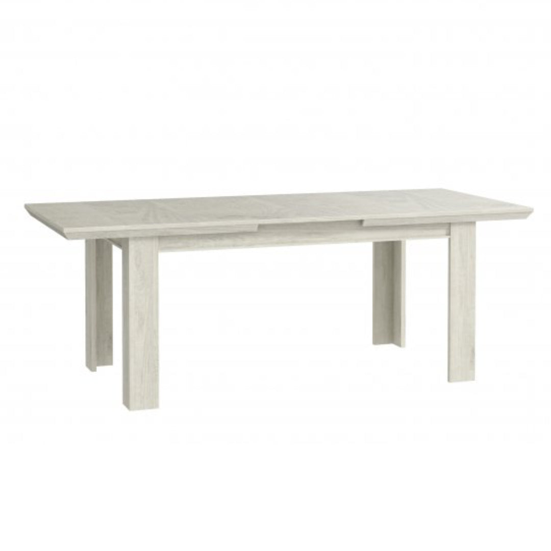 Kashmir Extendable Dining Table (KSMT40) in White Pine