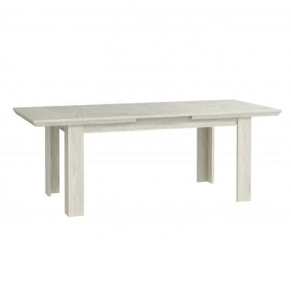 Kashmir Extendable Dining Table (KSMT40) in White Pine