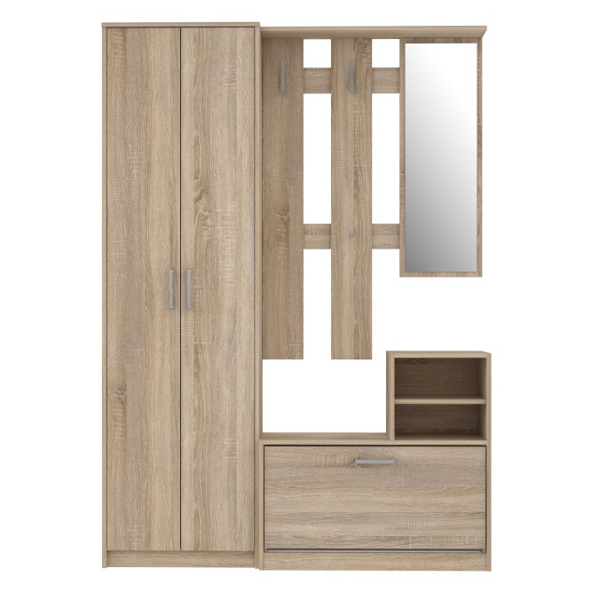 Niko 135cm Hallway Set with Mirror (NIKD01)