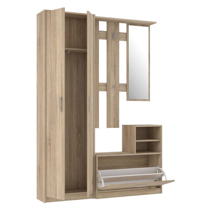 Niko 135cm Hallway Set with Mirror (NIKD01)
