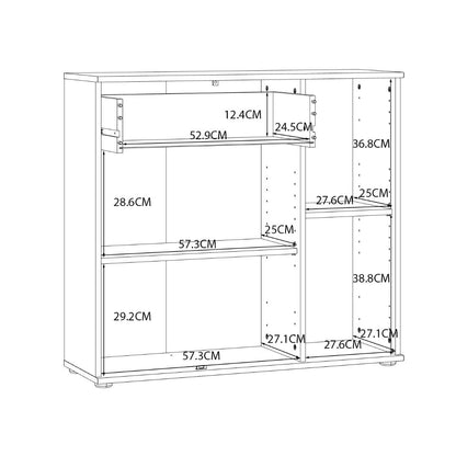 Niko 90cm 3 Door 1 Drawer Sideboard (NIKK34)
