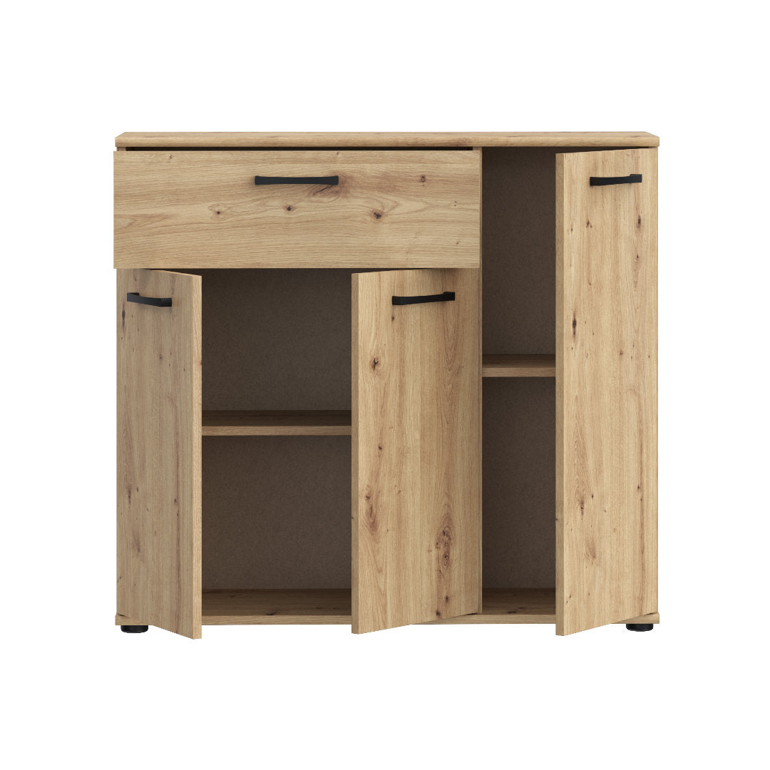Niko 90cm 3 Door 1 Drawer Sideboard (NIKK34)