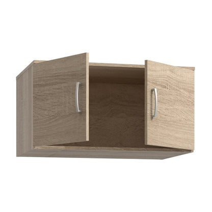 Niko 82cm 2 Door Wardrobe Top Unit (NIKN82) in Sonoma Oak