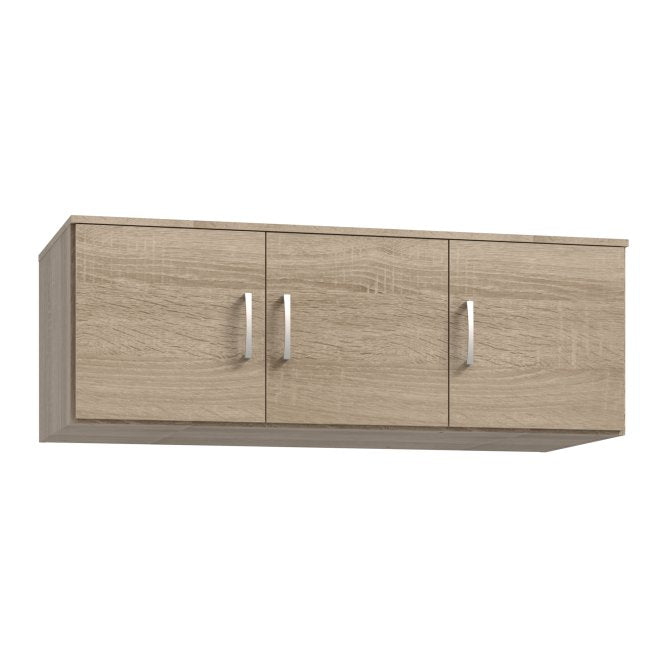 Niko 123cm 3 Door Wardrobe Top Unit (NIKN83) in Sonoma Oak