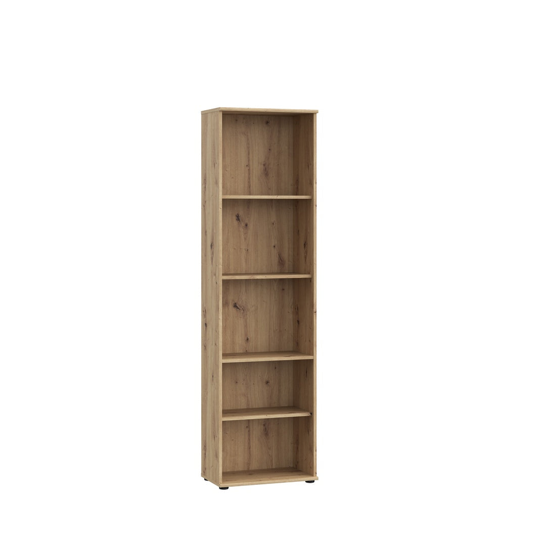 Niko 51cm Open Bookcase (NIKR70) in Artisan Oak