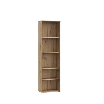 Niko 51cm Open Bookcase (NIKR70) in Artisan Oak