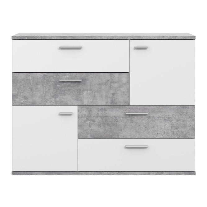 Skive 125cm 2 Door 4 Drawer Sideboard (SKVK46)